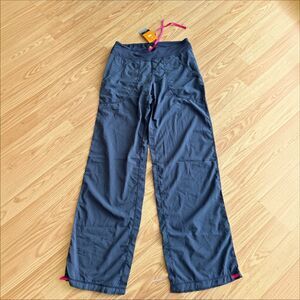 NWT Lucy Womens Kickboxer Pant XS Navy Lightweight Yoga Athleisure Travel Lounge